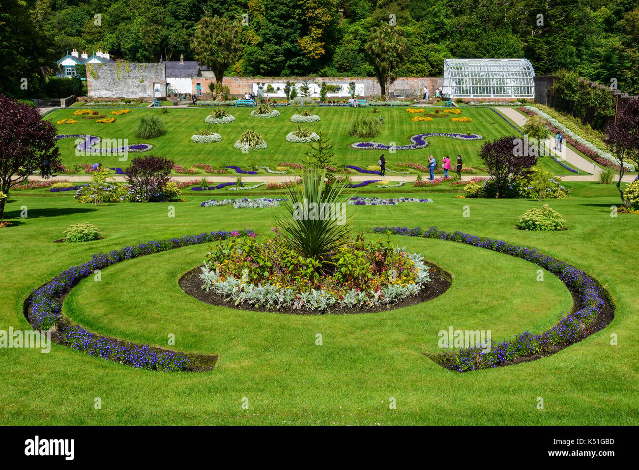 Victorian Walled Garden at Kylemore Abbey in Connemara, County Galway