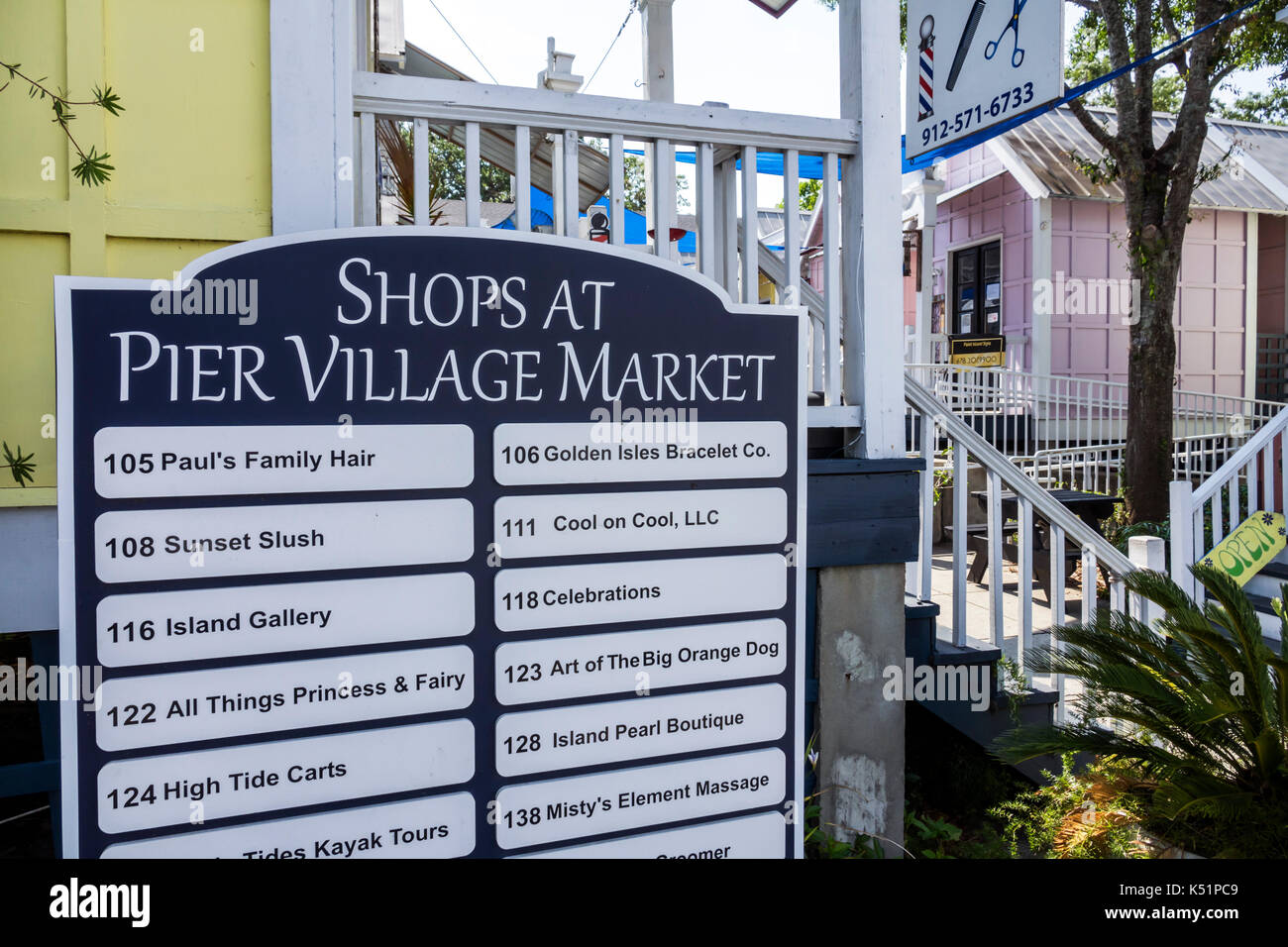 St Simons Pier Village High Resolution Stock Photography and Images Alamy