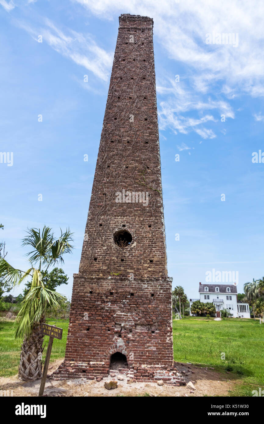 Georgia,Darien,Butler Island Plantation,rice plantation,Civil War historic site,steam-operated rice mill,USA US United States America North American,G Stock Photo