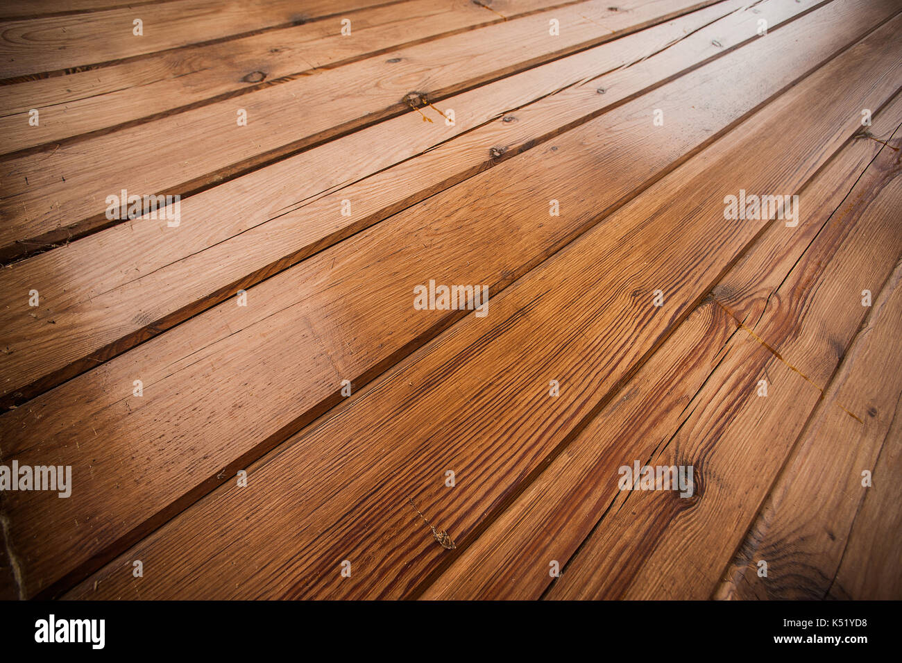 Texture - wooden boards brown color. Texture of a wooden wall from a bar. different view Stock Photo