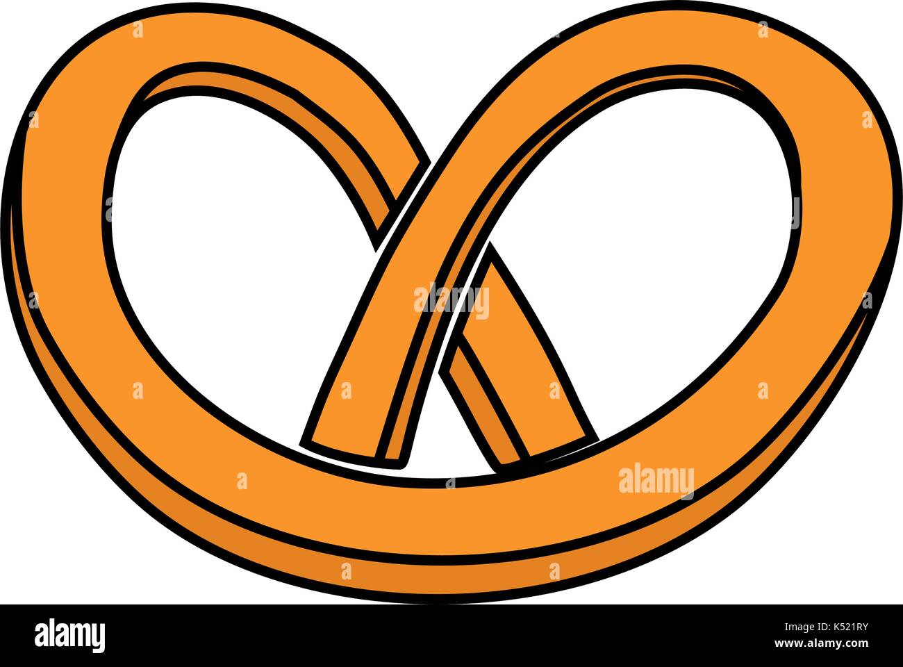 pretzel vector illustration Stock Vector Image & Art - Alamy