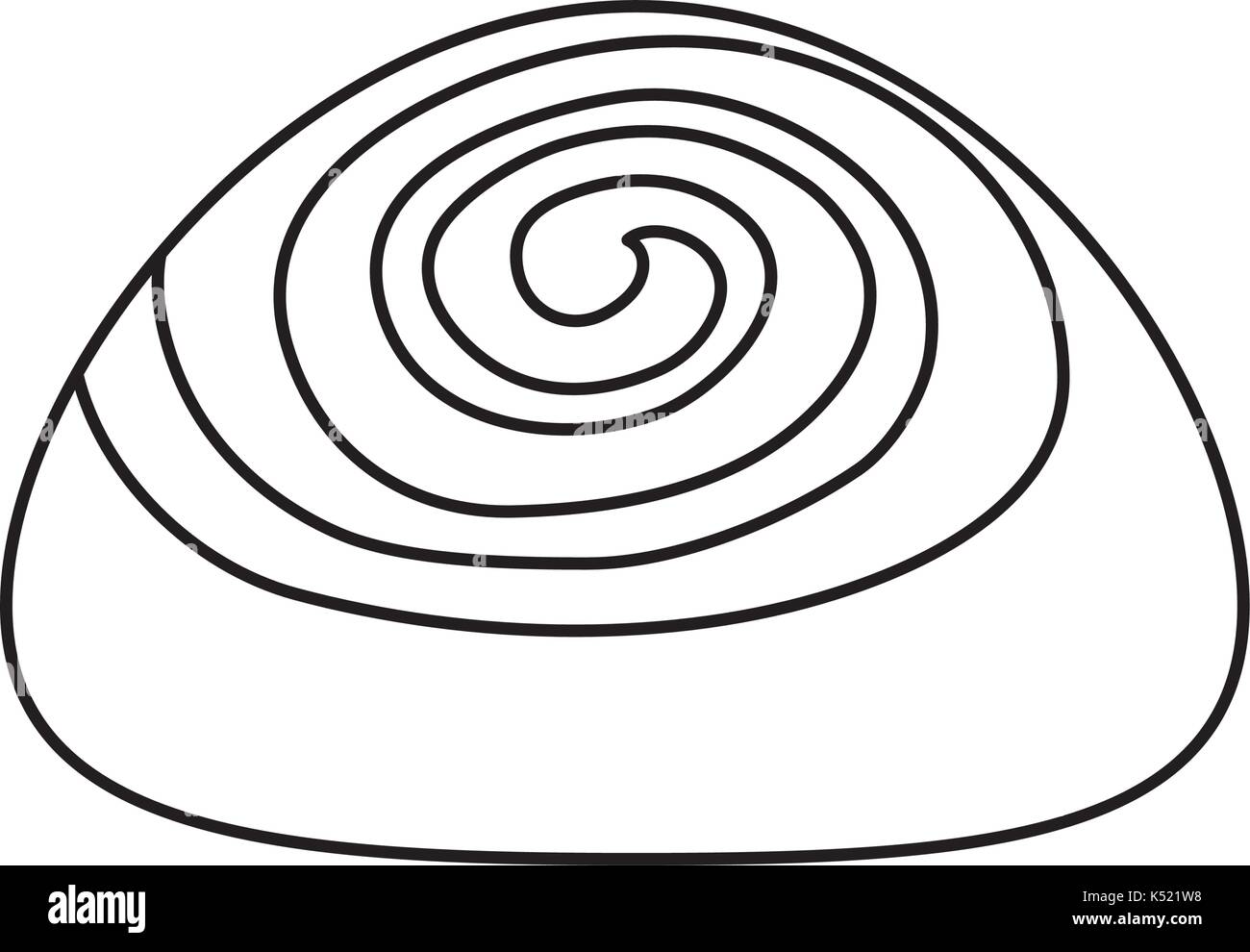 cinnamon roll vector illustration Stock Vector Image & Art - Alamy