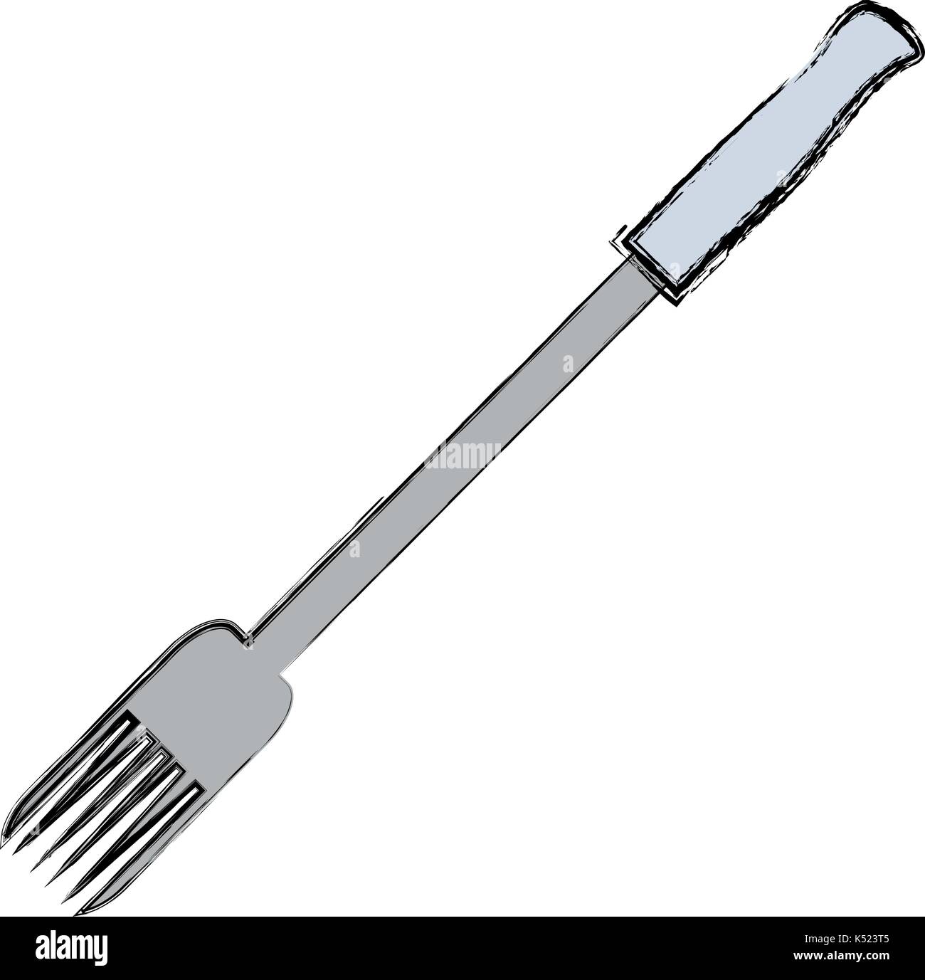 meat fork icon Stock Vector Image & Art Alamy