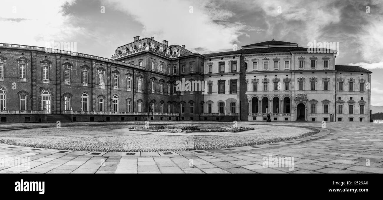 View of the exterior of Venaria Reale palace, Turin, Italy Stock Photo