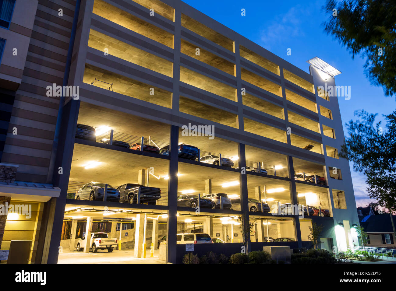 Savannah Georgia,Midtown,Fairfield Inn & Suites,hotel,parking garage,USA US United States America North American,GA170512103 Stock Photo