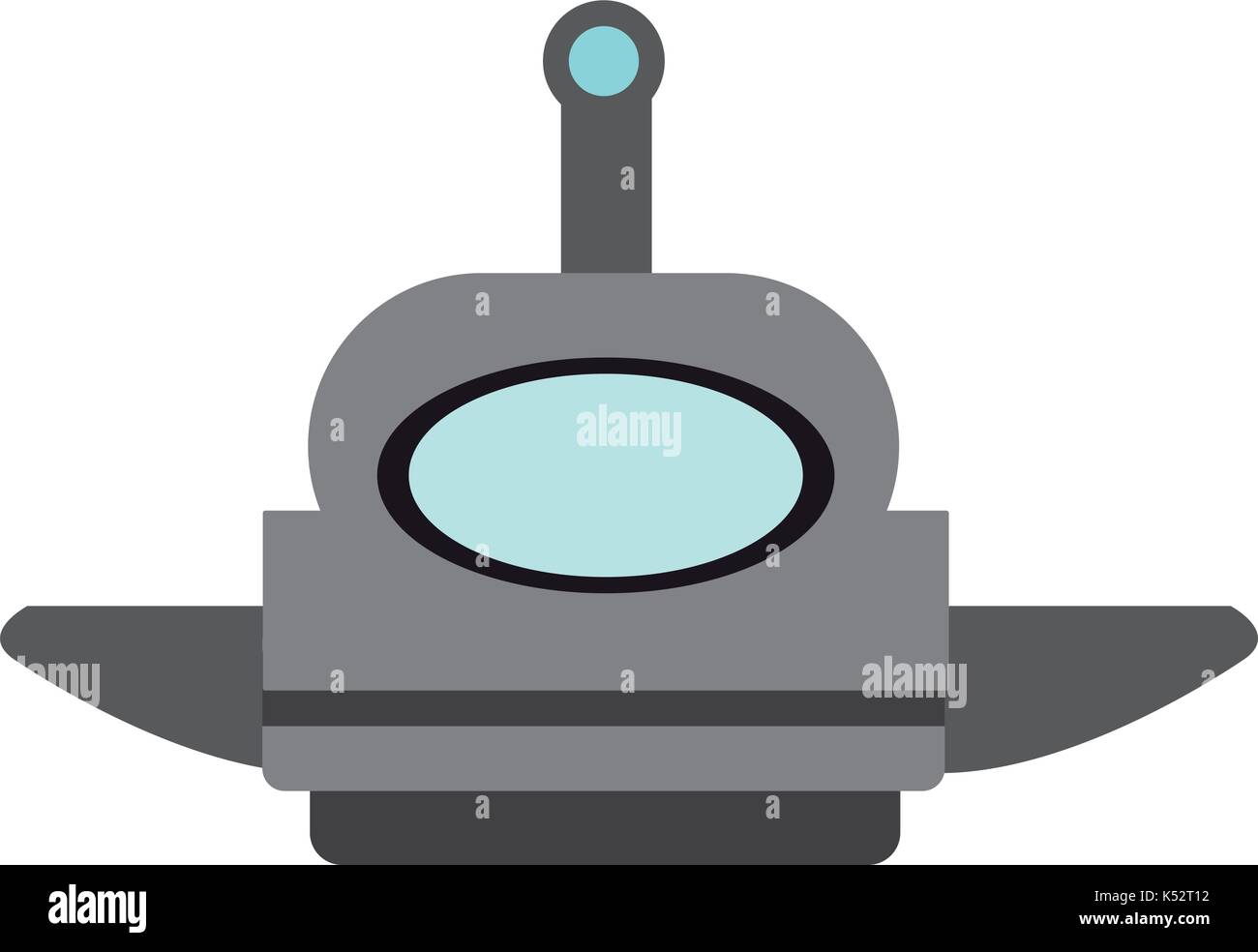 smart robot future technologies theme on white background Stock Vector