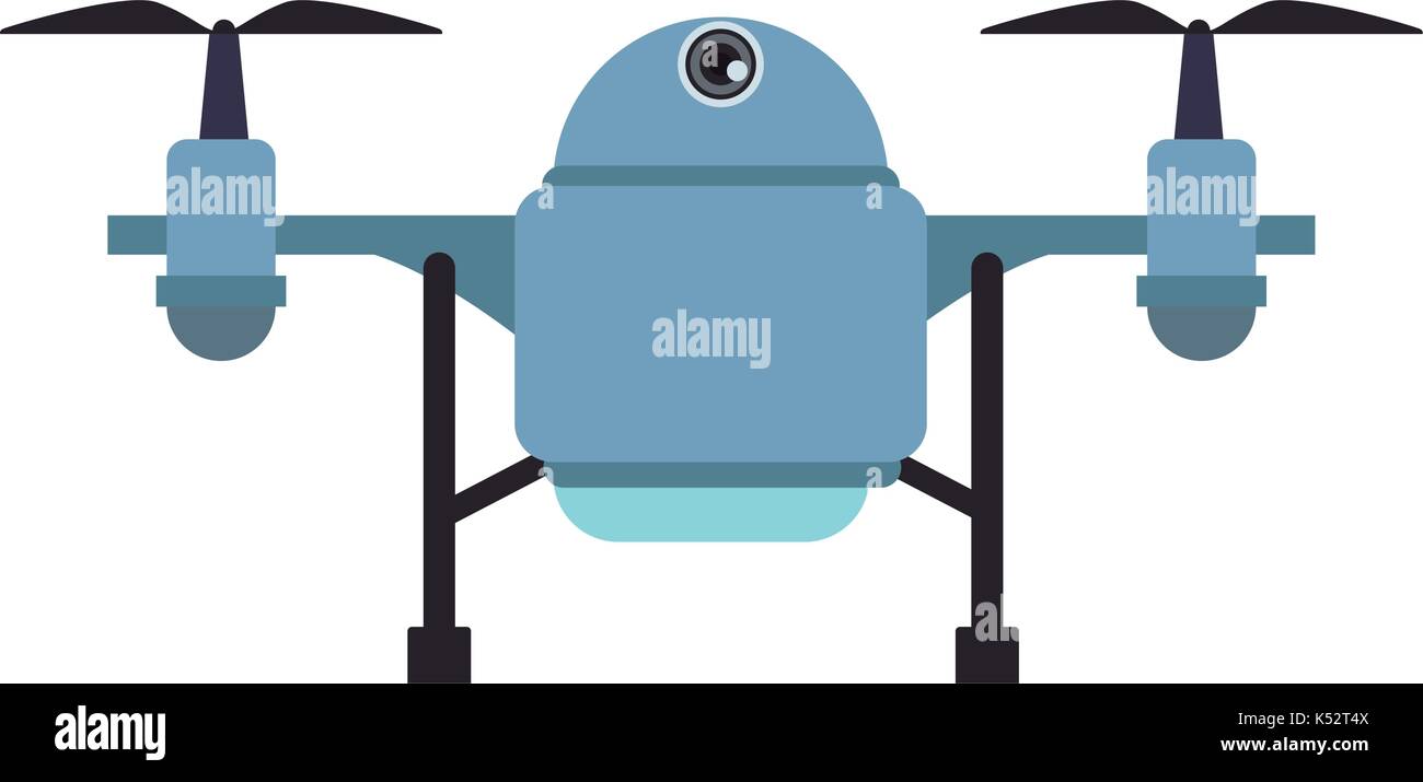 drone with action camera front view Stock Vector Image & Art - Alamy
