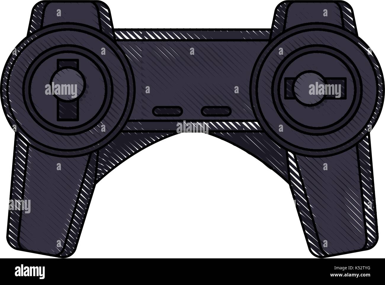 drone remote control transmitter technology device Stock Vector Image