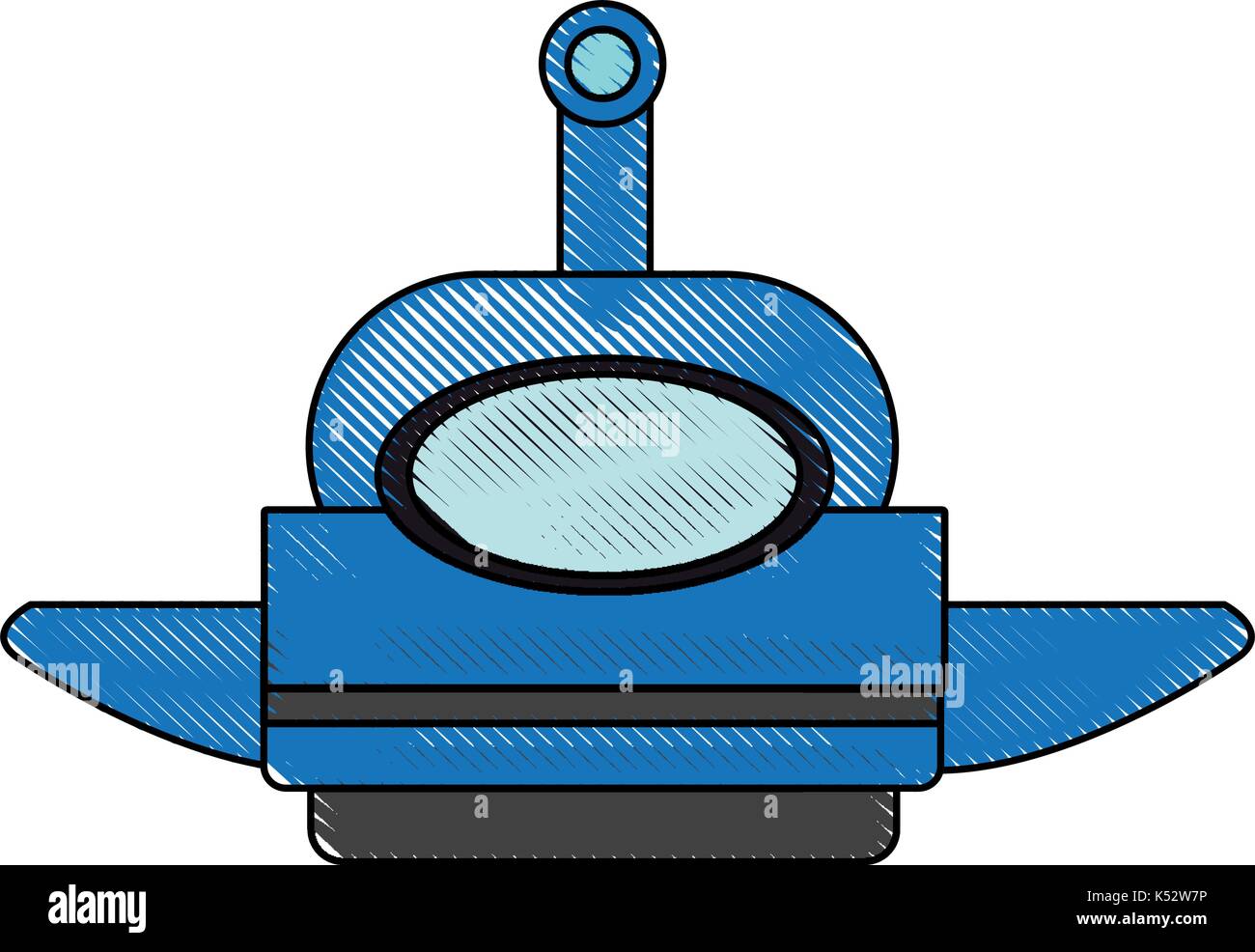 smart robot future technologies theme on white background Stock Vector