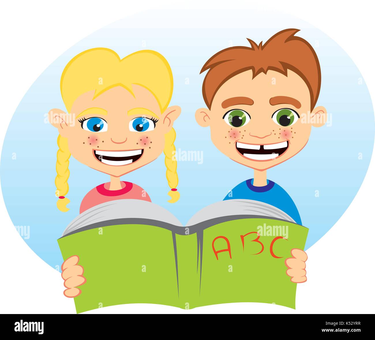 Learning together Stock Vector