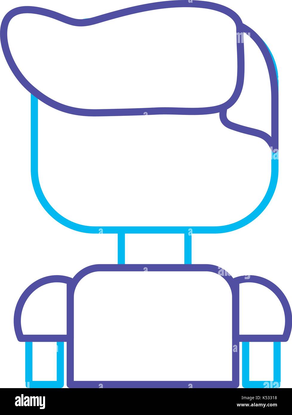 line man character to video game technology play Stock Vector Image ...