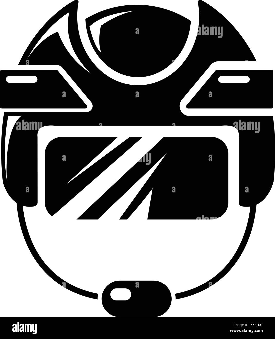 Hockey helmet icon , simple style Stock Vector Image & Art - Alamy