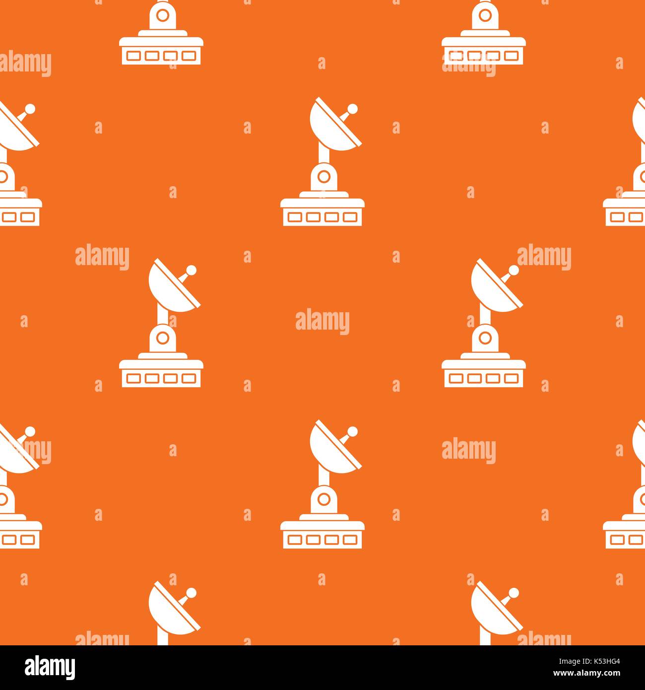 Satellite dish pattern seamless Stock Vector