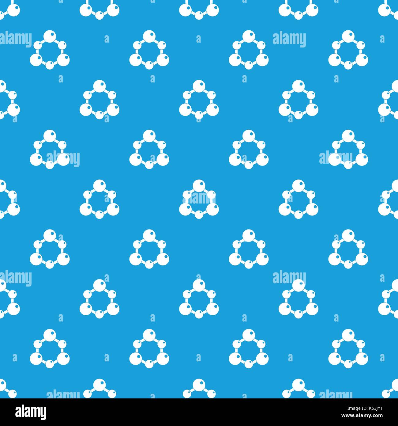 Chemical and physical molecules pattern seamless blue Stock Vector ...