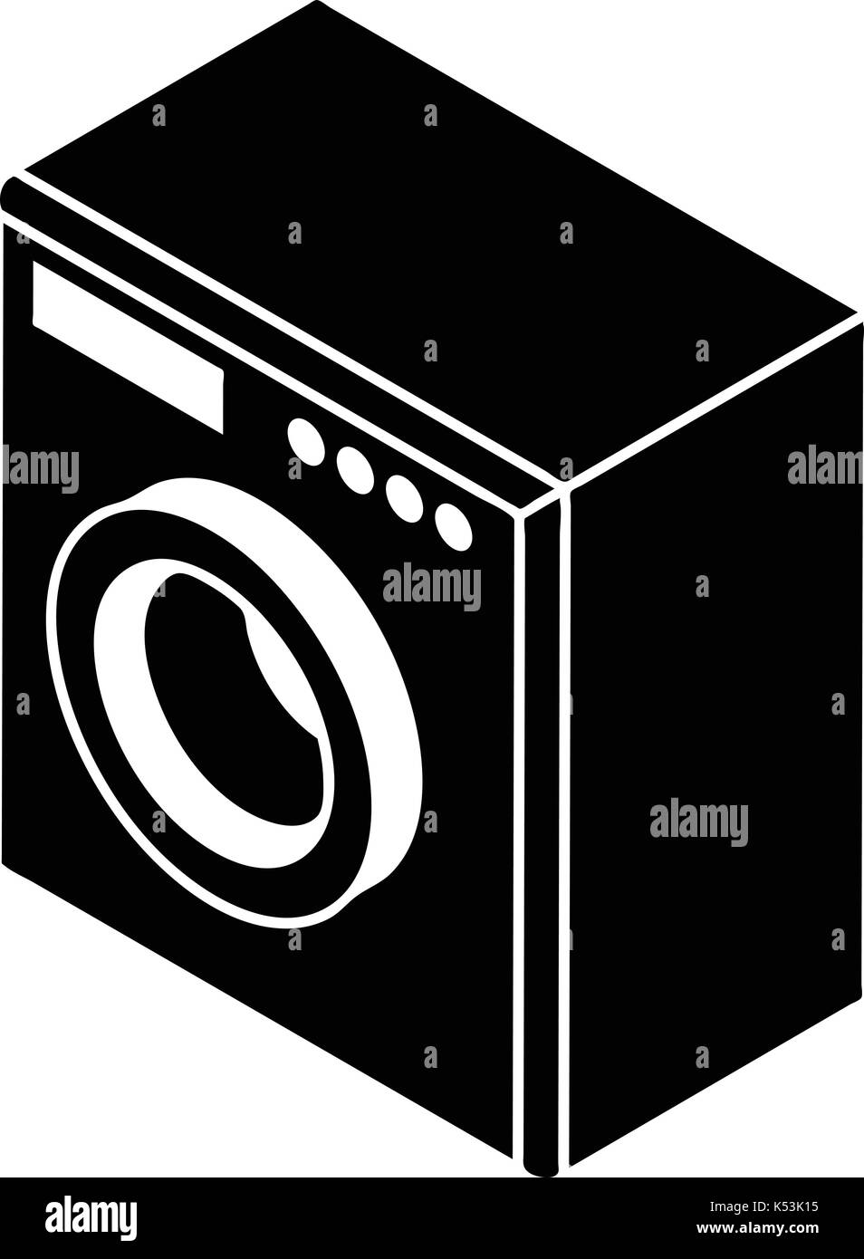 Washing machine icon, simple style Stock Vector Image & Art Alamy