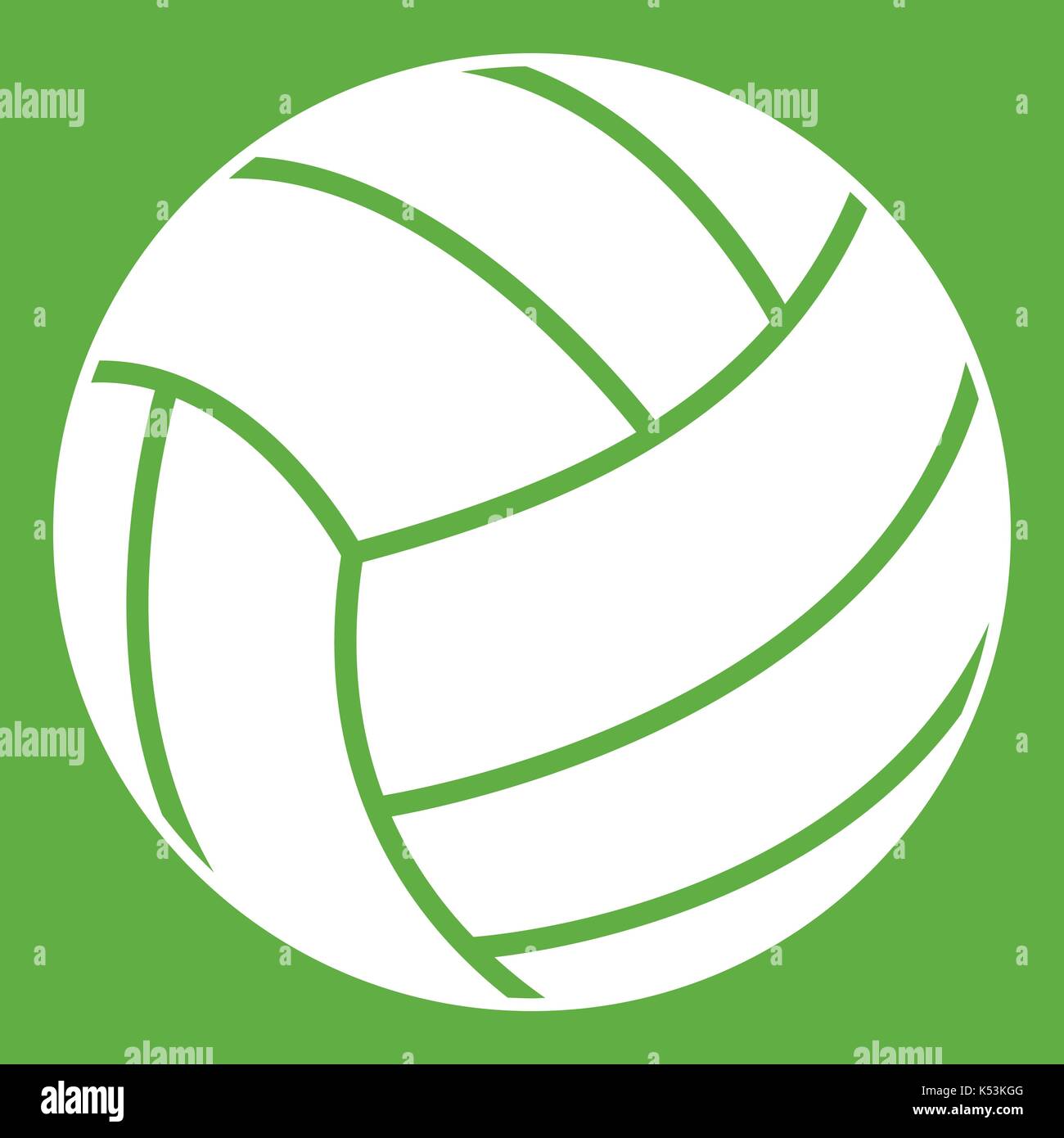 Black volleyball ball icon green Stock Vector Image & Art - Alamy
