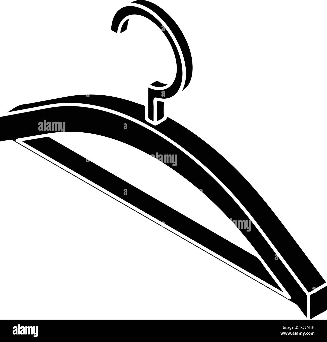 Clothes hanger icon, simple style Stock Vector Image & Art Alamy