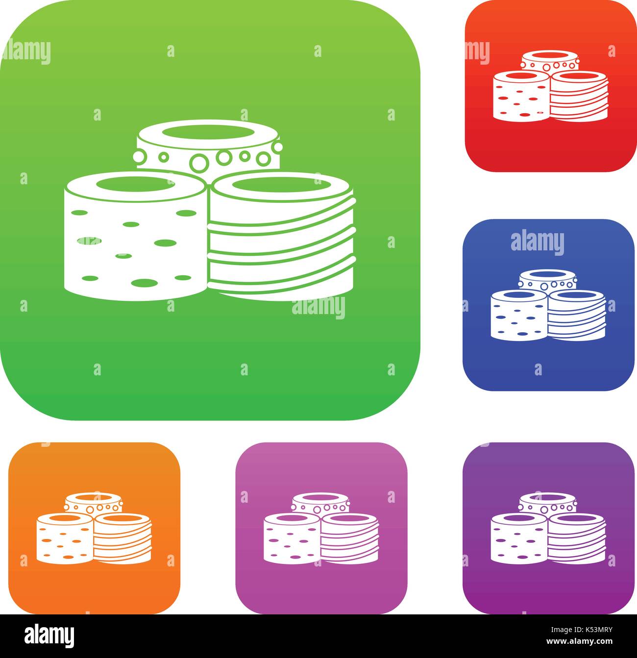 Tasty Turkish delight set color collection Stock Vector Image & Art - Alamy