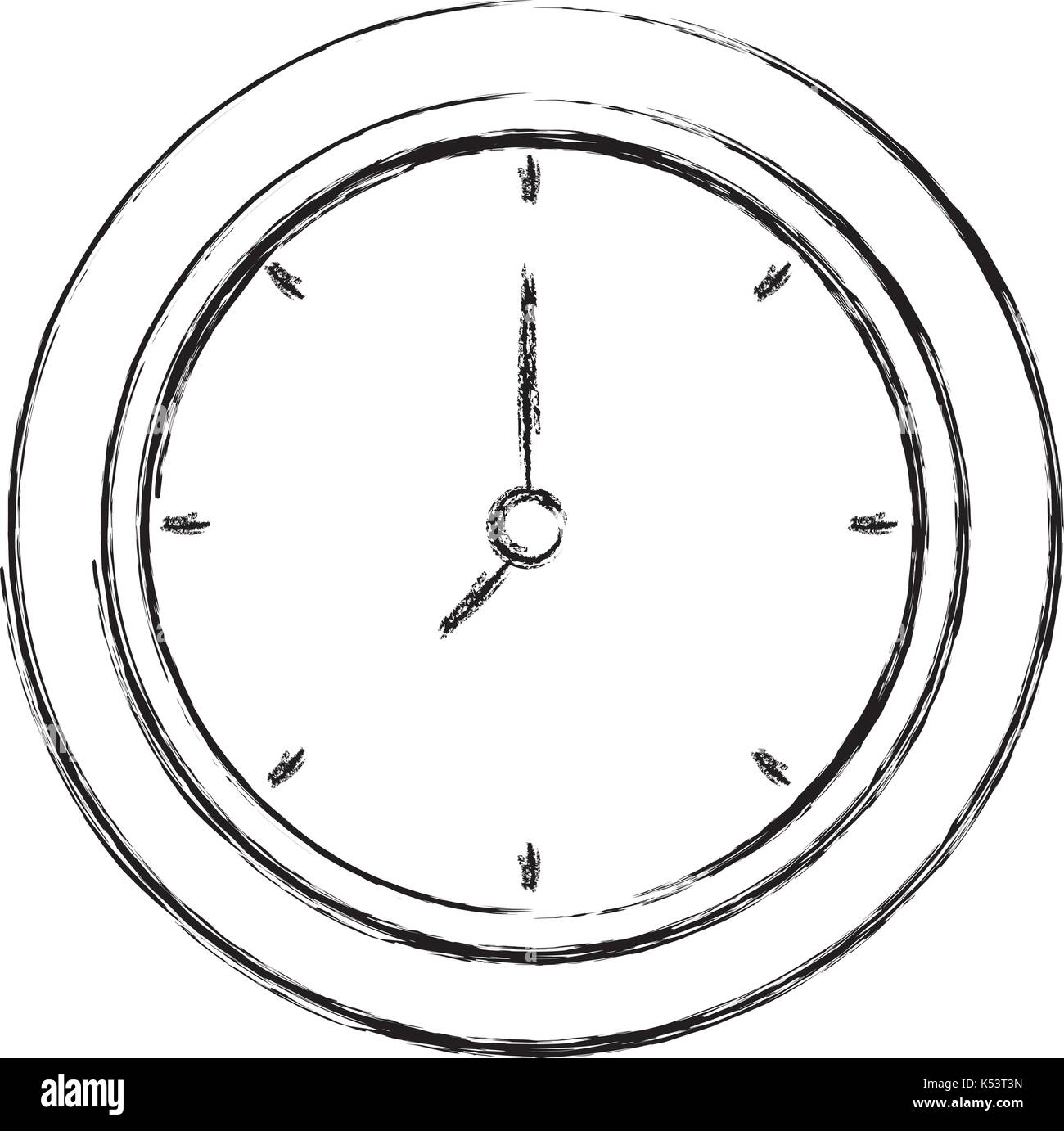 time clock isolated icon vector illustration design Stock Vector Image ...