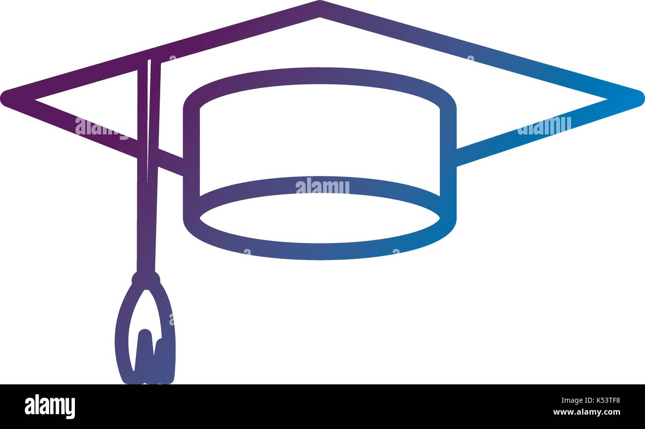 hat graduation isolated icon vector illustration design Stock Vector ...