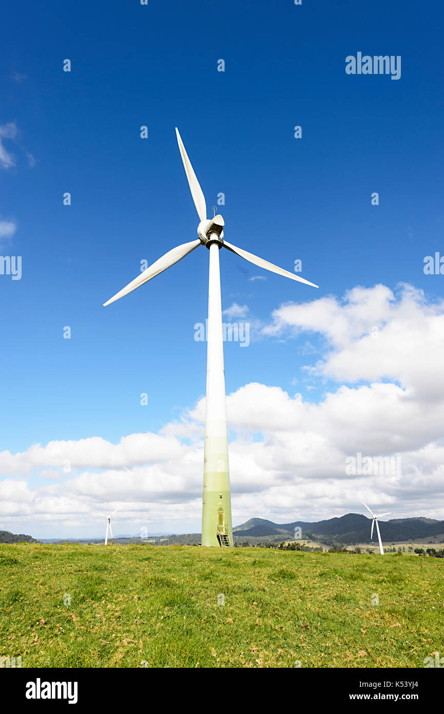 Wind Farm using Enercon E40 turbines produces 12 megawatts of electricity, Windy Hill, Atherton