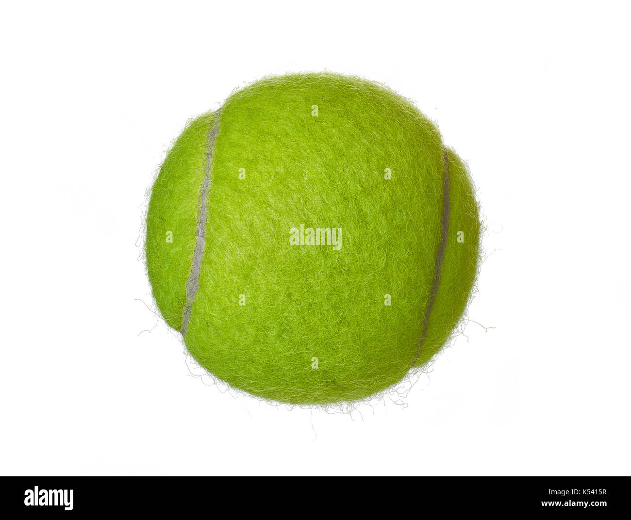 New tennis ball isolated on white background Stock Photo - Alamy