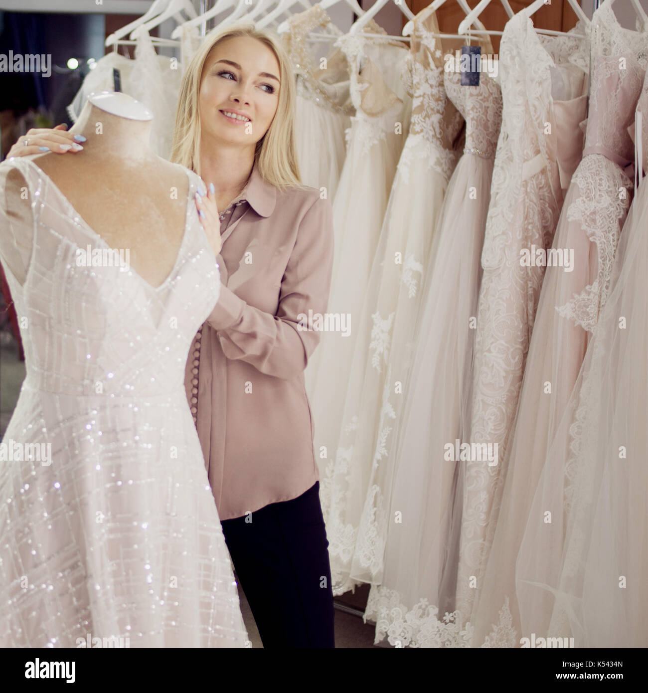 bridal gowns not white