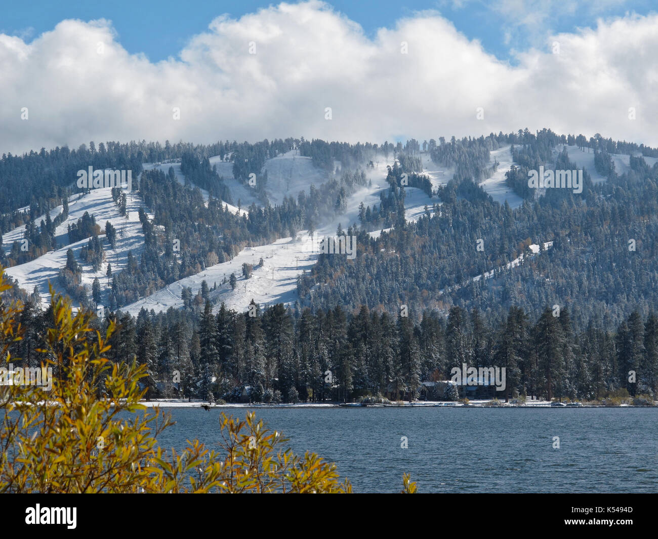 Winter in Big Bear Lake, California Stock Photo: 158061581 - Alamy