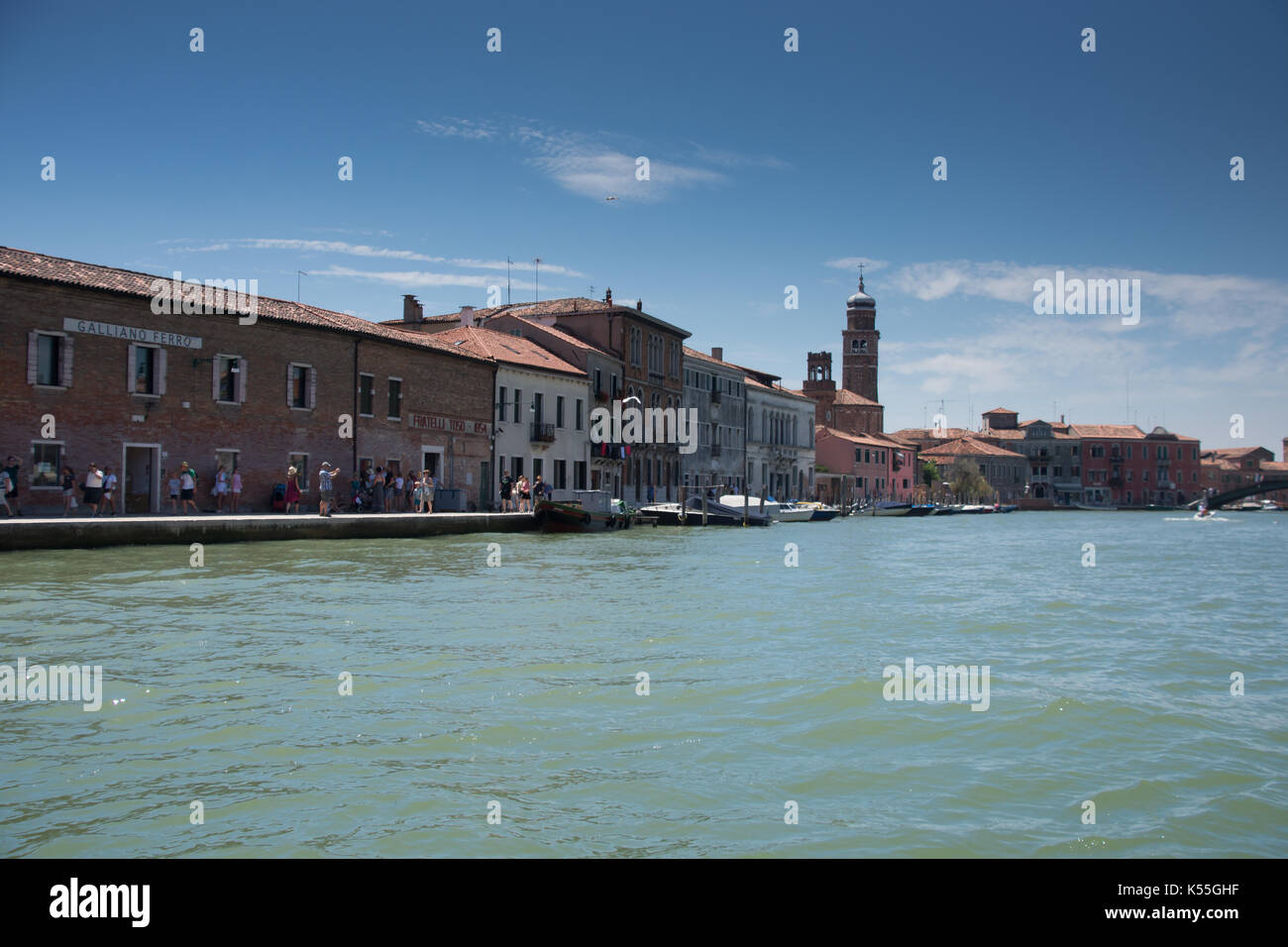 A trip to the ancient city of Venice, Romantic getaway in the sea , picturesque buildings, canals and waterways Stock Photo