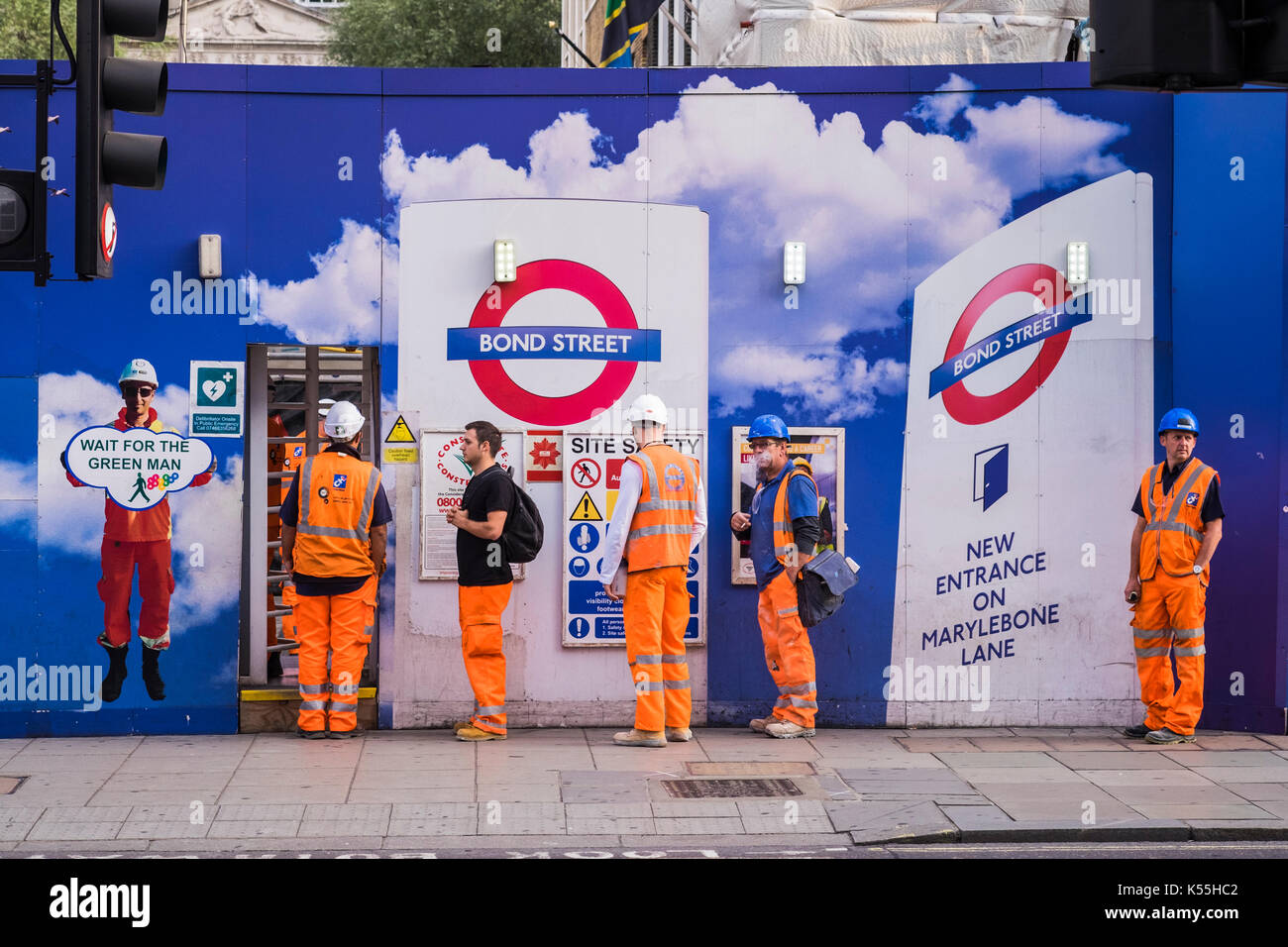 Bond Street tube station upgrade ready for Crossrail project, Oxford