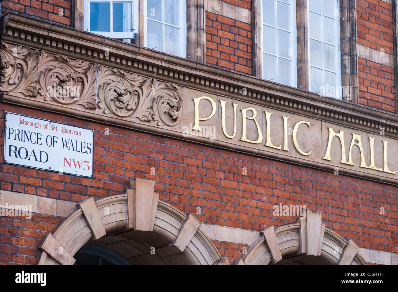 The St. Pancras Baths & Public Hall on Prince of Wales Road, Kentish