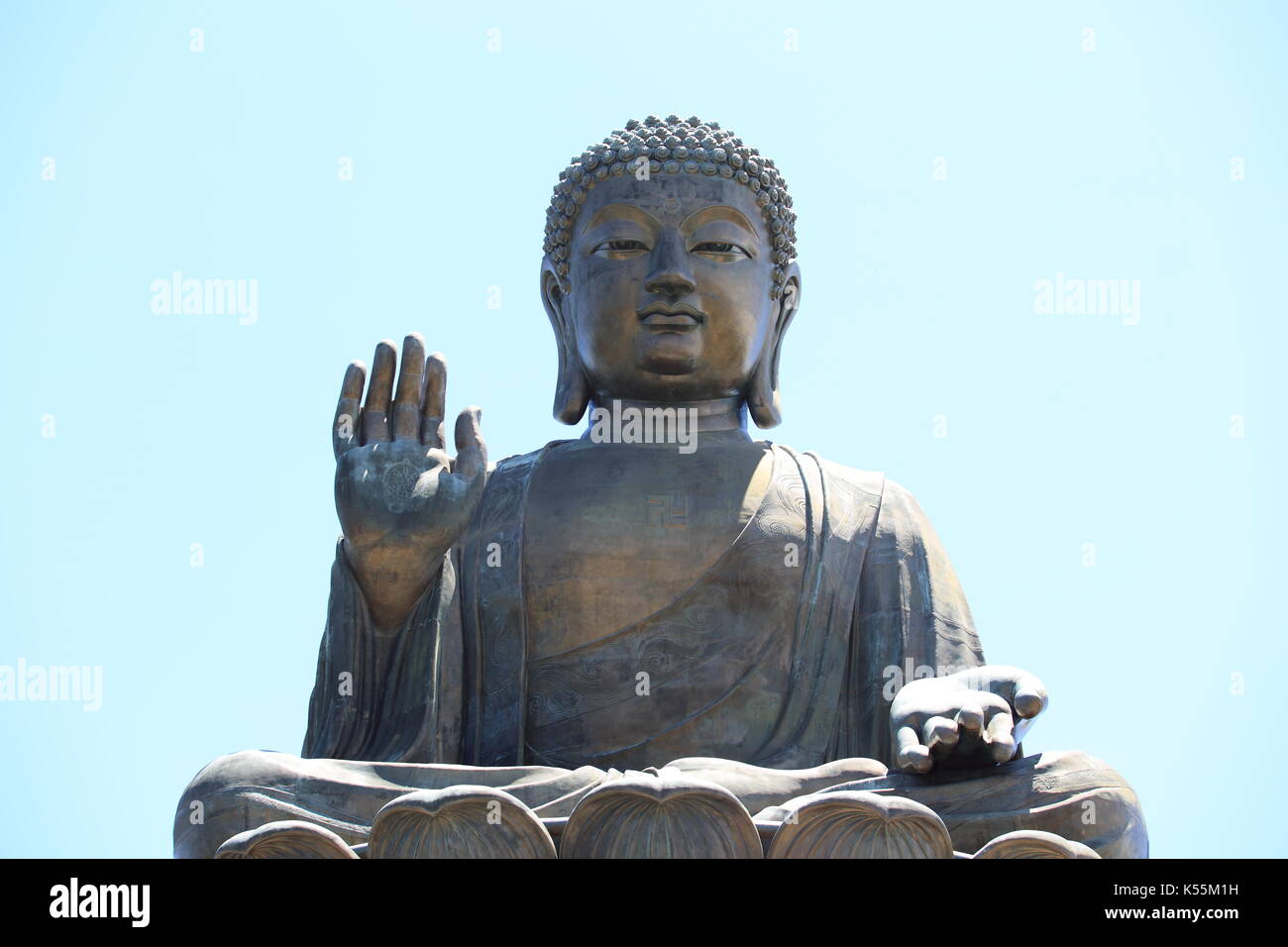 Tian Tan Buddha in Lantau Island Stock Photo