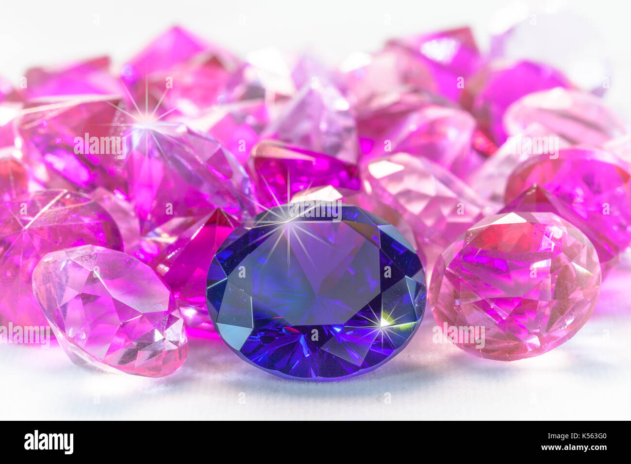 pink blue diamond