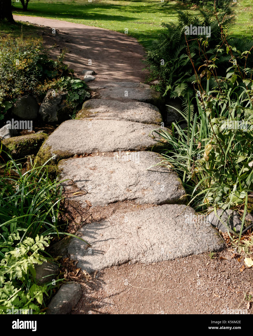 Large Decorative Stones Garden Stock Photos Large Decorative