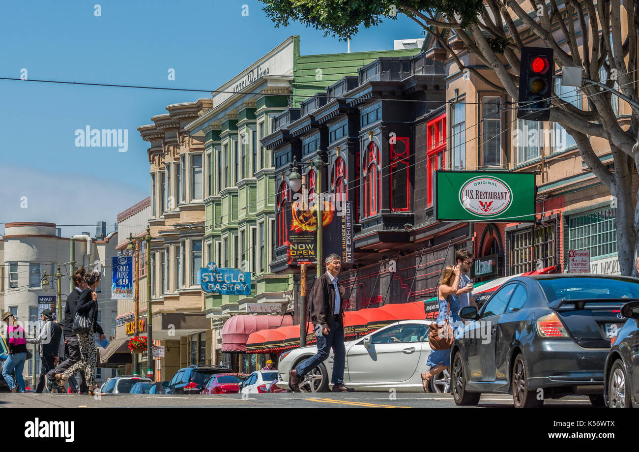 North Beach, San Francisco, California Stock Photo
