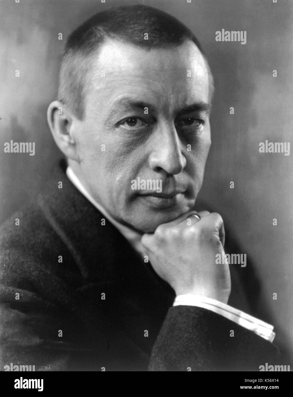 Sergei Rachmaninoff, Rachmaninoff , Composer and pianist Sergei Wassilievitch Rachmaninoff Stock Photo