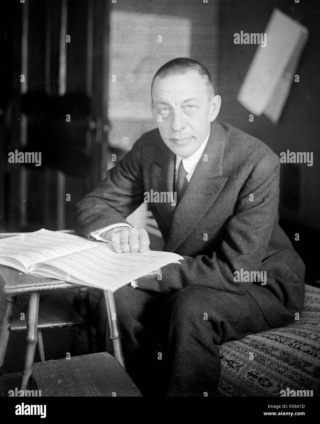 Rachmaninoff , Composer and pianist Sergei Wassilievitch Rachmaninoff Stock Photo