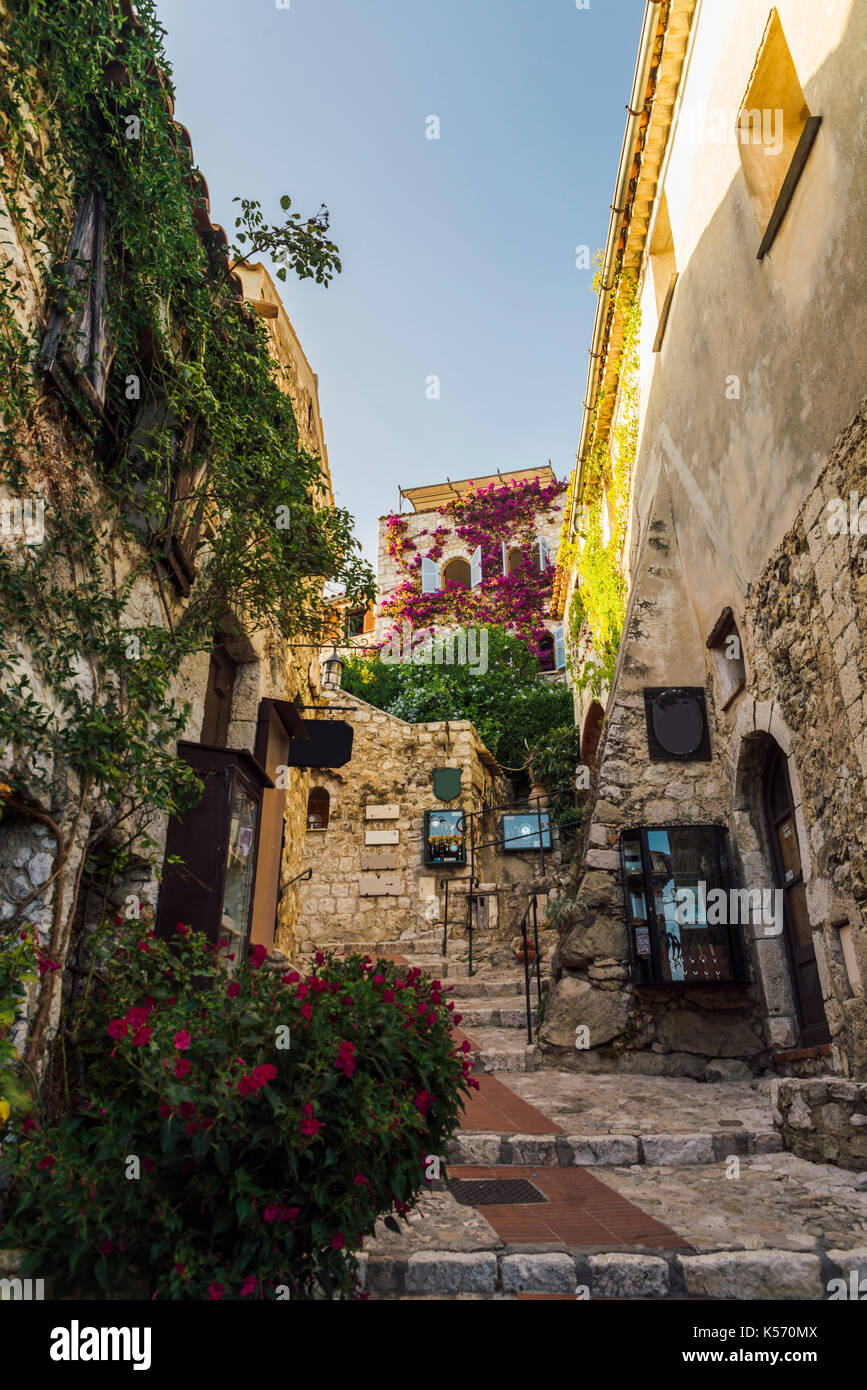 Charming Provencal house in Eze, Cote d'Azur, France Stock Photo