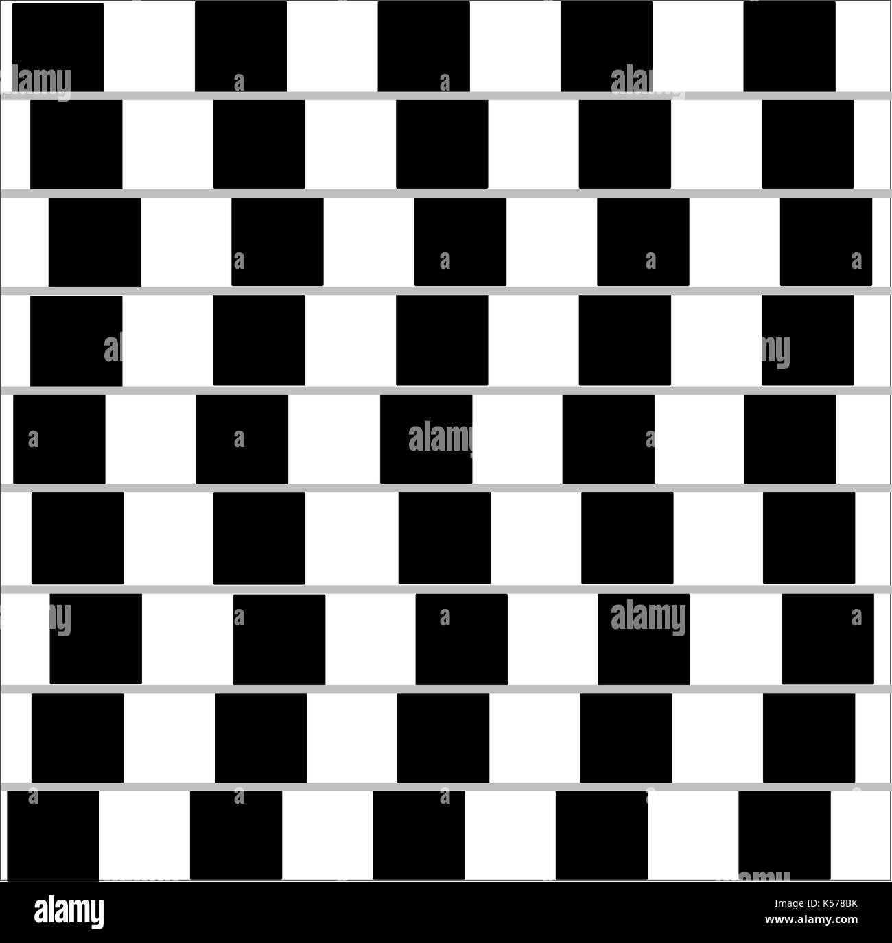 Optical illusion with parallel lines Stock Vector Image & Art Alamy