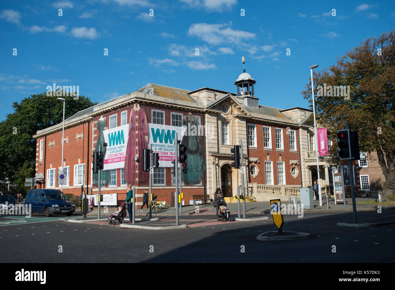 Worthing Museum And Art Gallery in Worthing, West Sussex, England, UK. Stock Photo