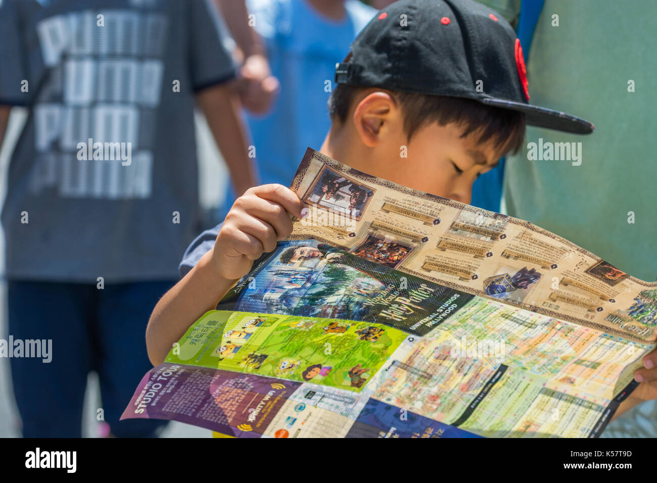 Entertainment at Universal Studios, Los Angeles Stock Photo