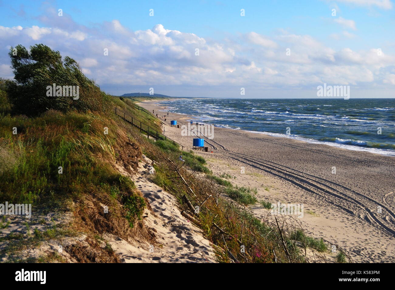Baltic sea in Lithuania Stock Photo