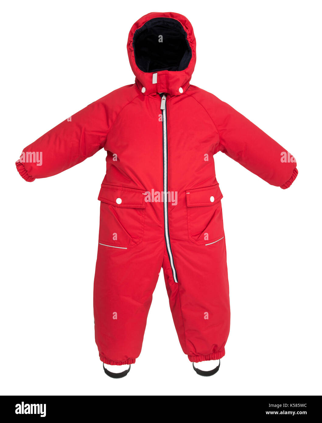 Childrens snowsuit fall on a white background Stock Photo Alamy