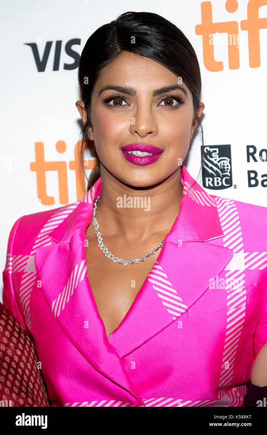Toronto, Canada. 07th Sep, 2017. Priyanka Chopra attends the premiere