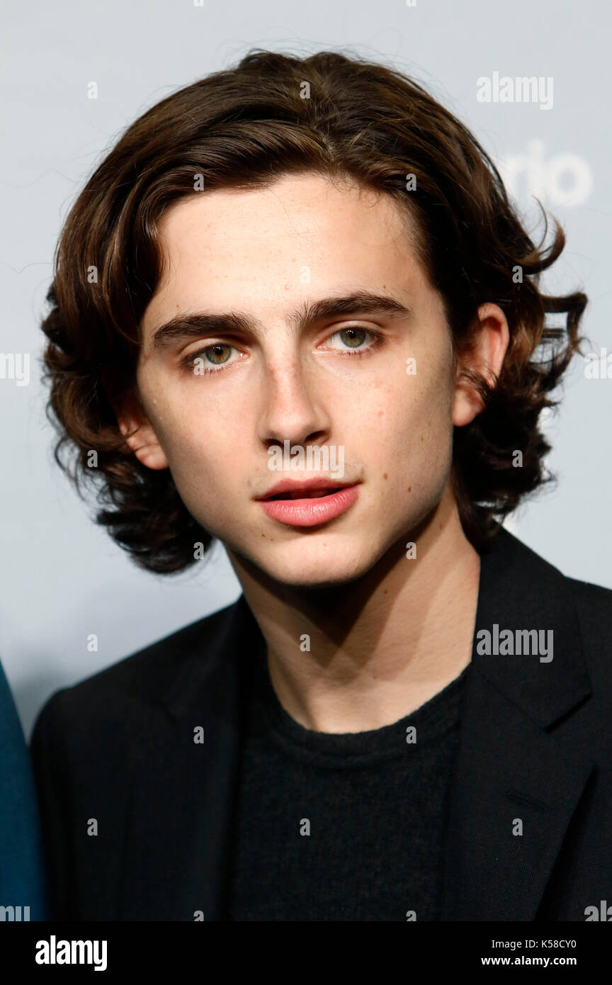 Toronto, Canada. 08th Sep, 2017. Timothee Chalamet during the 'Call Me By Your Name' photocall during the 42nd Toronto International Film Festival at Bell Lightbox on September 08, 2017 in Toronto, Canada Credit: Geisler-Fotopress/Alamy Live News Stock Photo