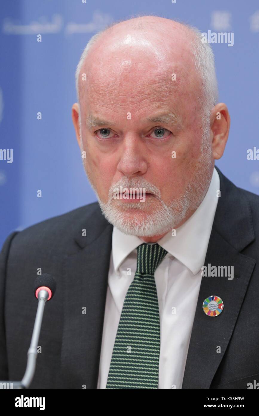 United Nations, New York, USA, September 08 2017 Peter Thomson