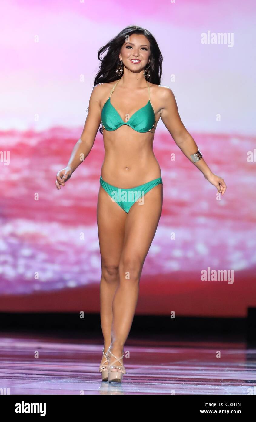 Atlantic City, NJ, USA. 8th Sep, 2017. Miss Utah Jessi Kate Riley on stage  for Miss America 2018 - Preliminary Competition - FRI, Boardwalk Hall  Arena, Atlantic City, NJ September 8, 2017.