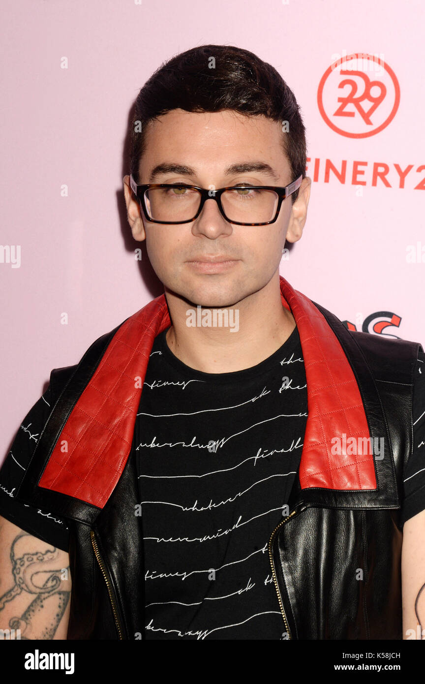 Christian Siriano attends 29Rooms opening night 2017 at 106 Wythe Avenue at 9th Street on September 7, 2017 in New York City. Stock Photo