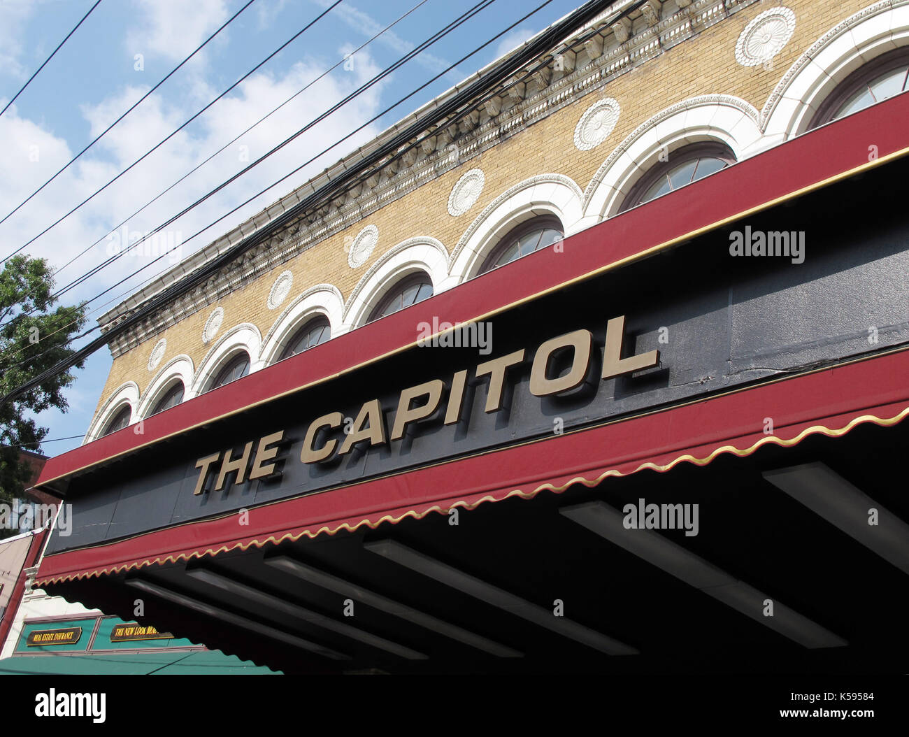 The Capitol Theatre is a historic theatre located in the village of Port Chester, Westchester County, New York. Stock Photo