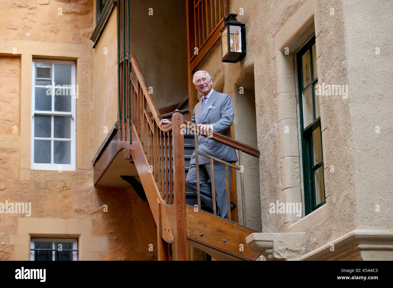 Visits the patrick geddes centre at riddles court hi-res stock ...